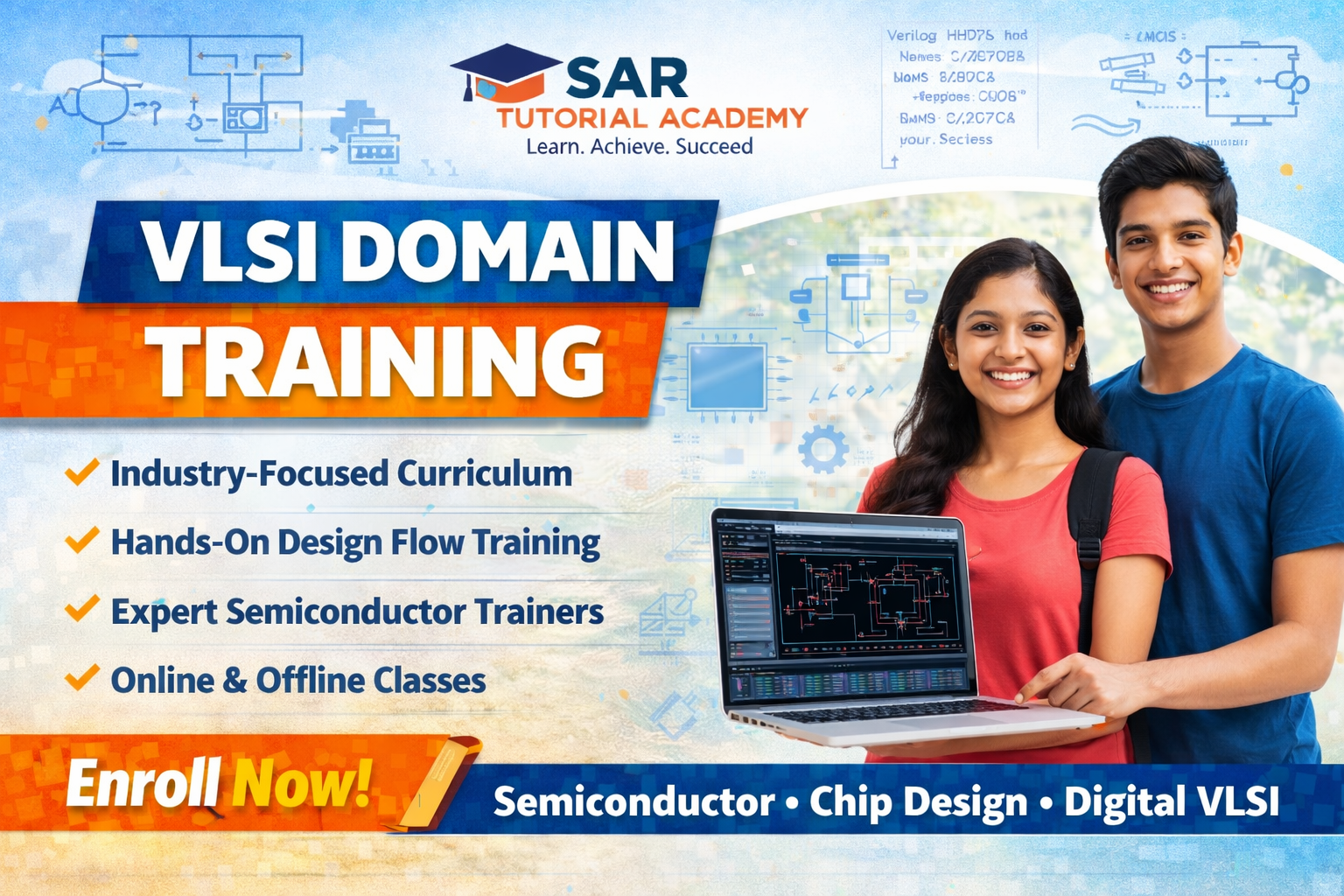 VLSI Domain Training - Online Learning Platform | Learn and Earn